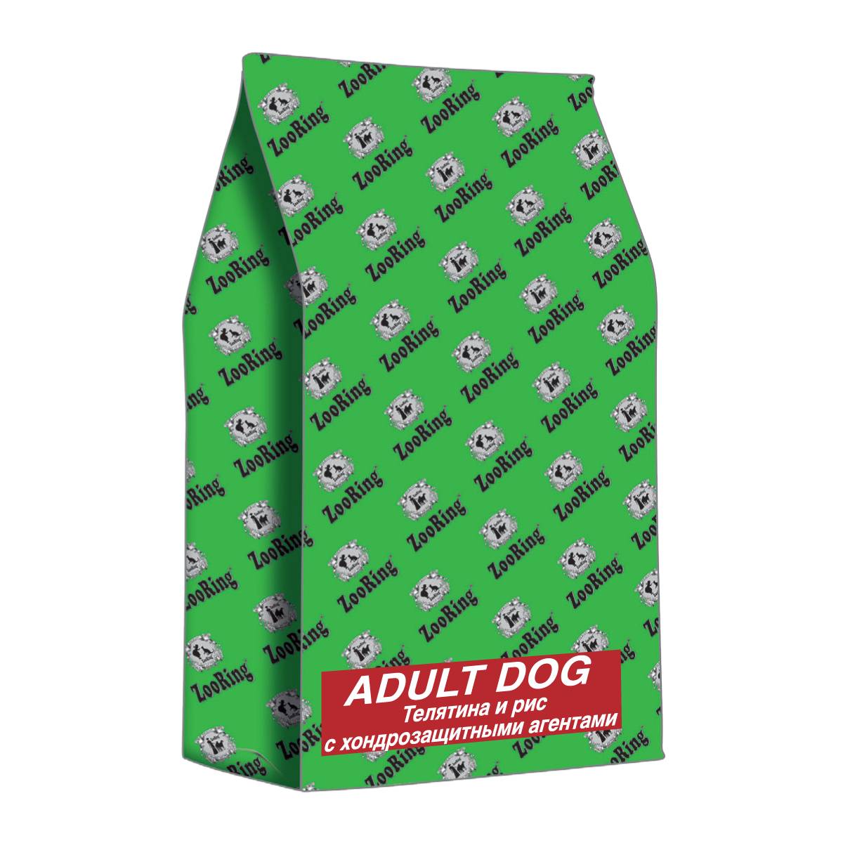 ZooRing Adult Dog (телятина и рис с хондрозащитными агентами)