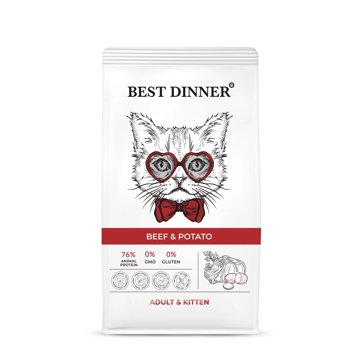Best Dinner Adult & Kitten Beef & Potato