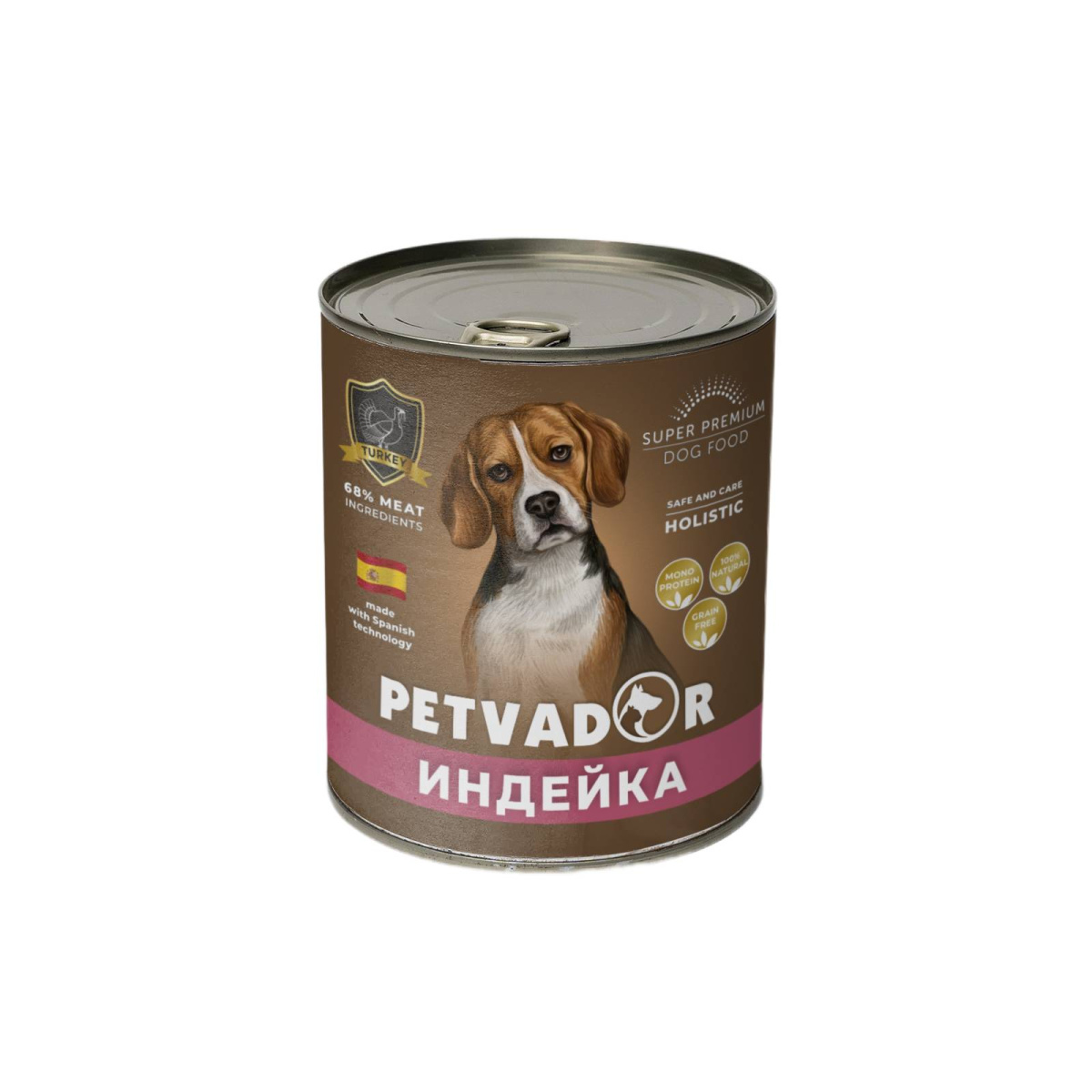 Влажный корм для собак Petvador (индейка)