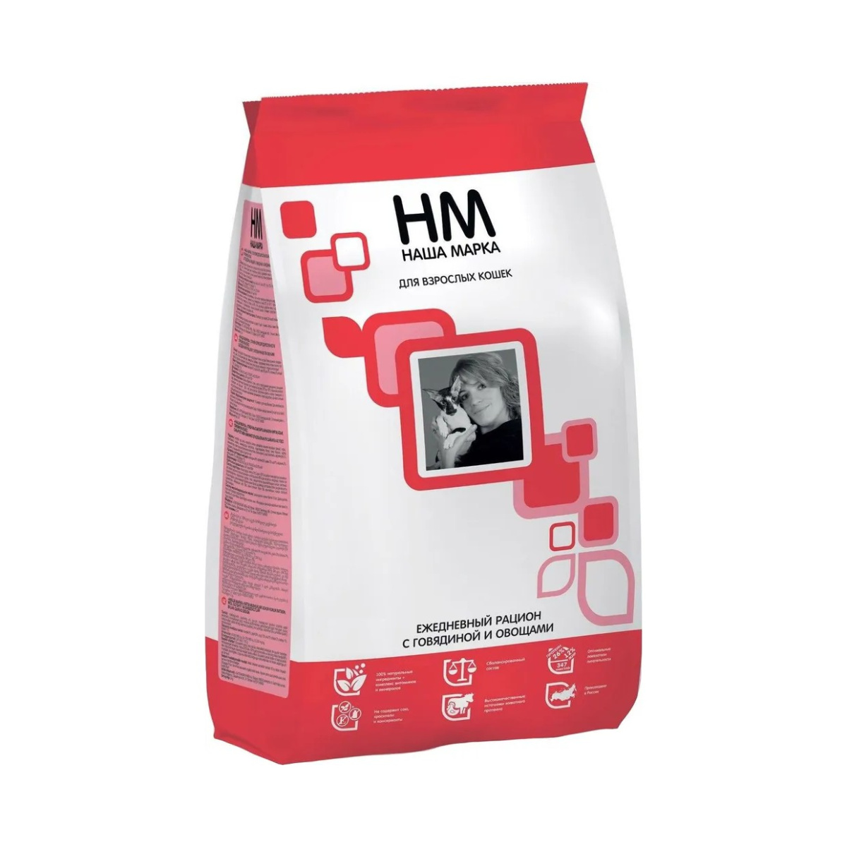 Наша Марка для взрослых кошек (с говядиной и овощами)