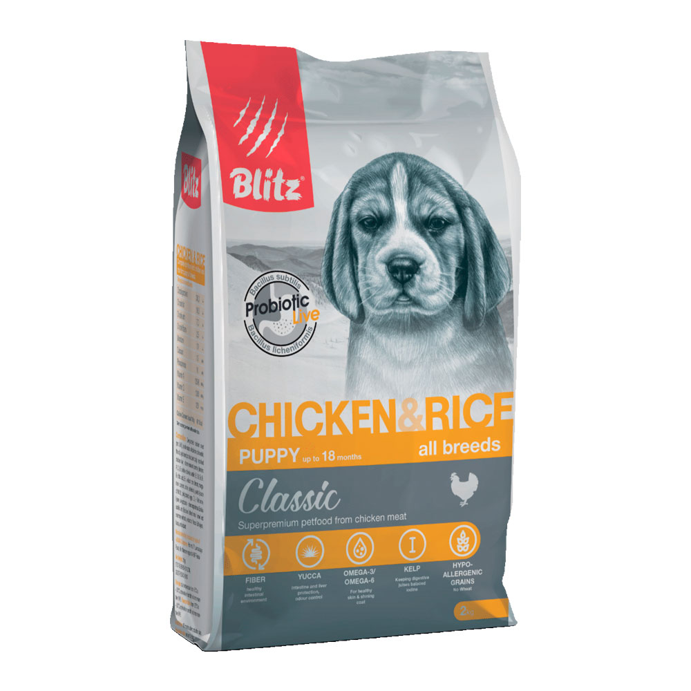 Blitz Classic Chicken & Rice Puppy для щенков всех пород