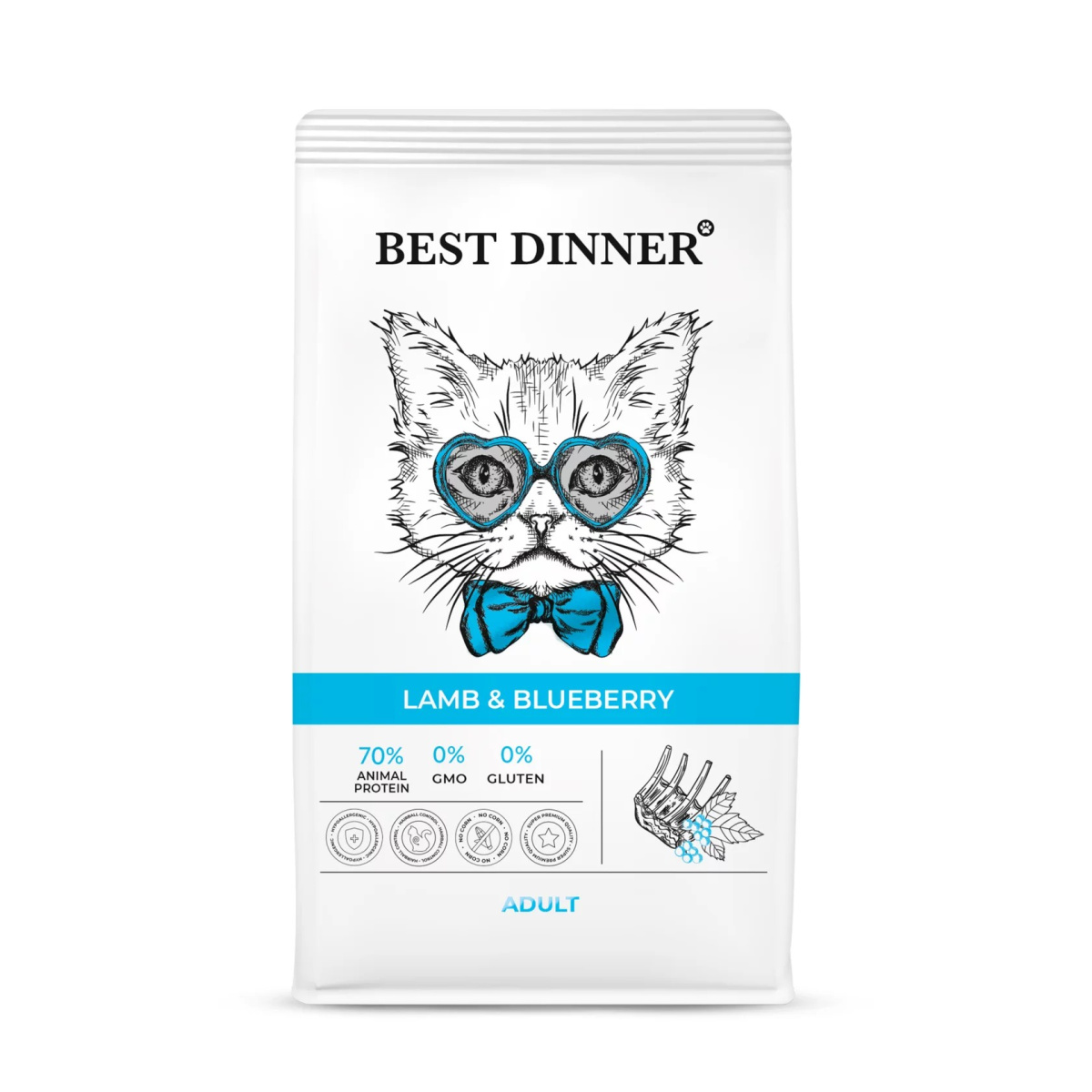 Best Dinner Adult Cat Lamb & Blueberry