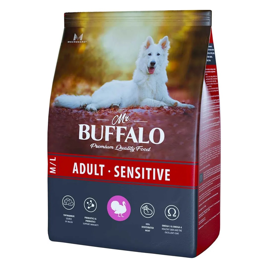 Mr. Buffalo Adult M/L Sensitive (с индейкой)