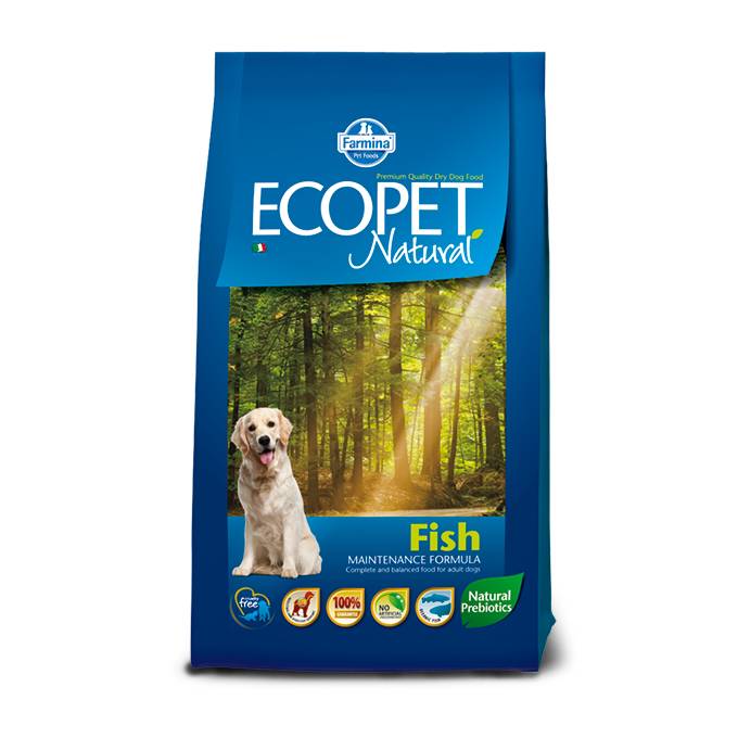 Ecopet Natural Fish Medium (12 килограмм)