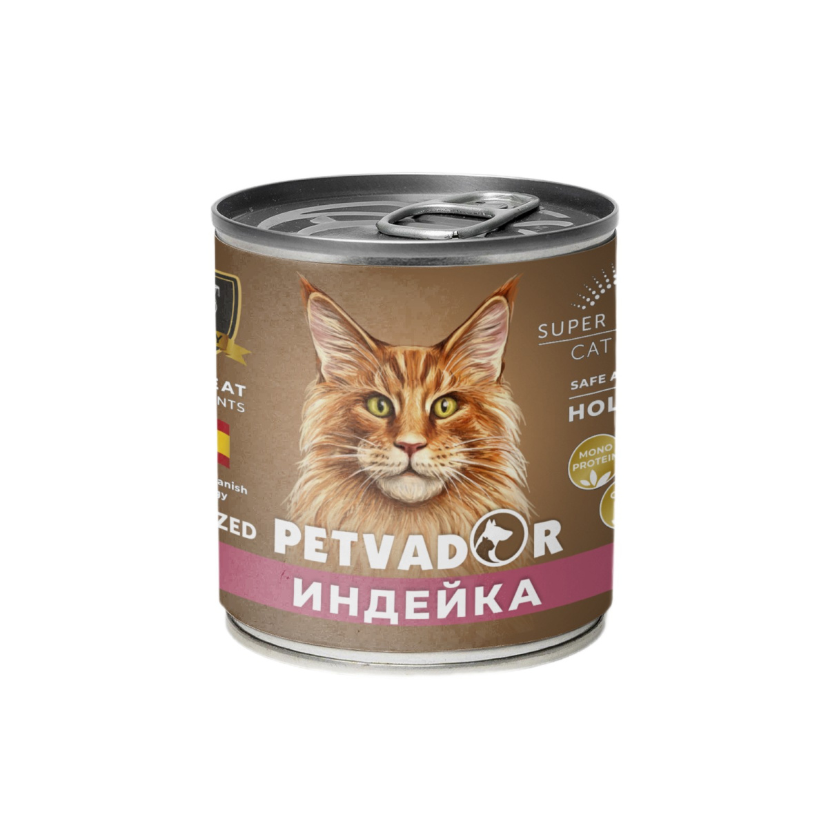 Влажный корм для кошек Petvador (индейка с клюквой)