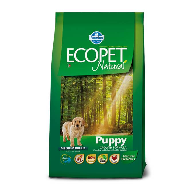 Ecopet Natural Puppy Medium (12 килограмм)
