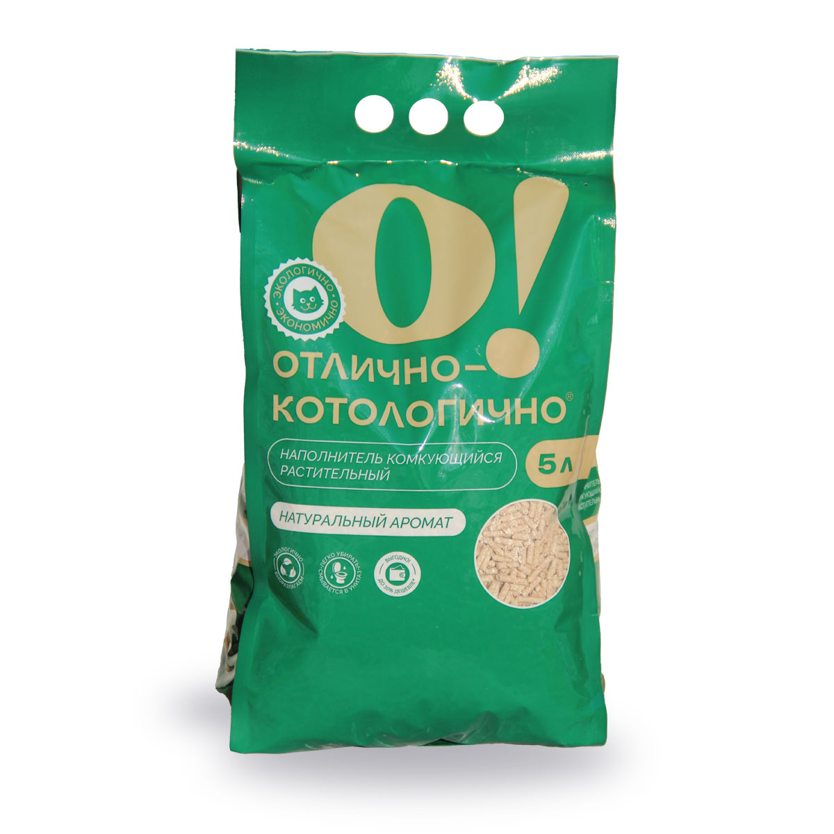 Растительный наполнитель «О! Отлично-котологично» оригинальный