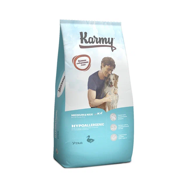 Karmy Hypoallergenic Medium & Maxi (утка с рисом)