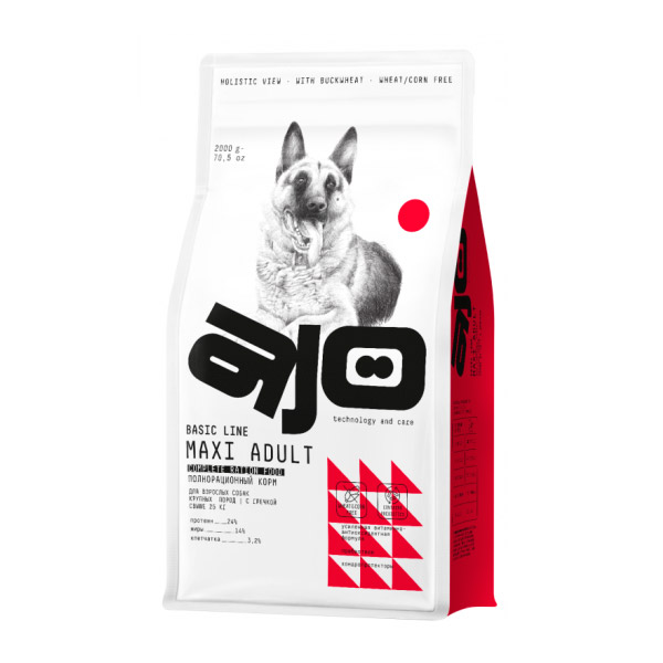 AJO Basic Line  Maxi Adult для собак крупных пород
