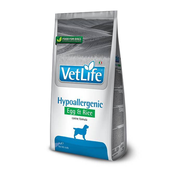 Vet Life Dog Hypoallergenic Egg & Rice