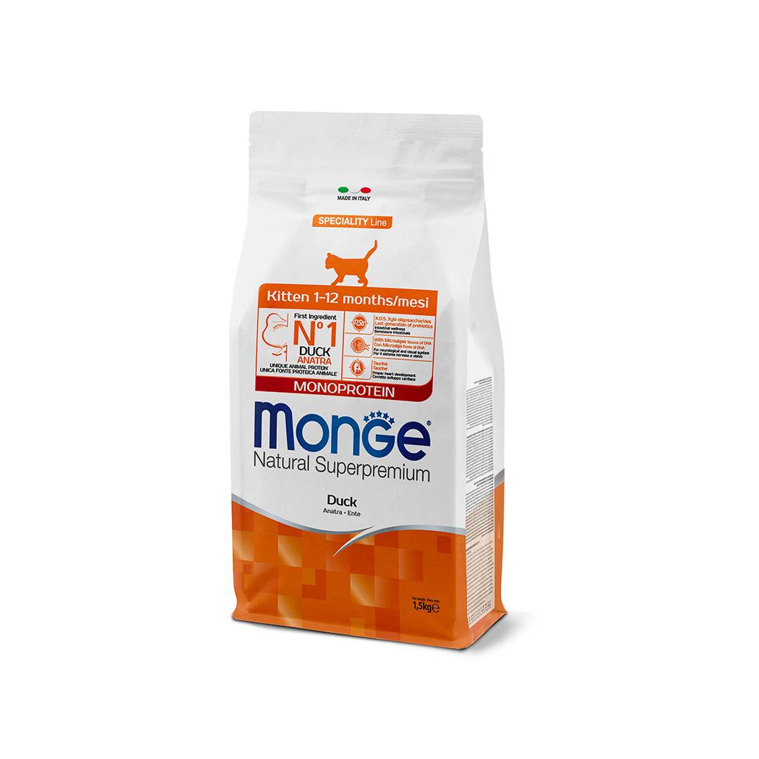 Monge Cat Speciality Line Monoprotein для котят и беременных кошек, из утки